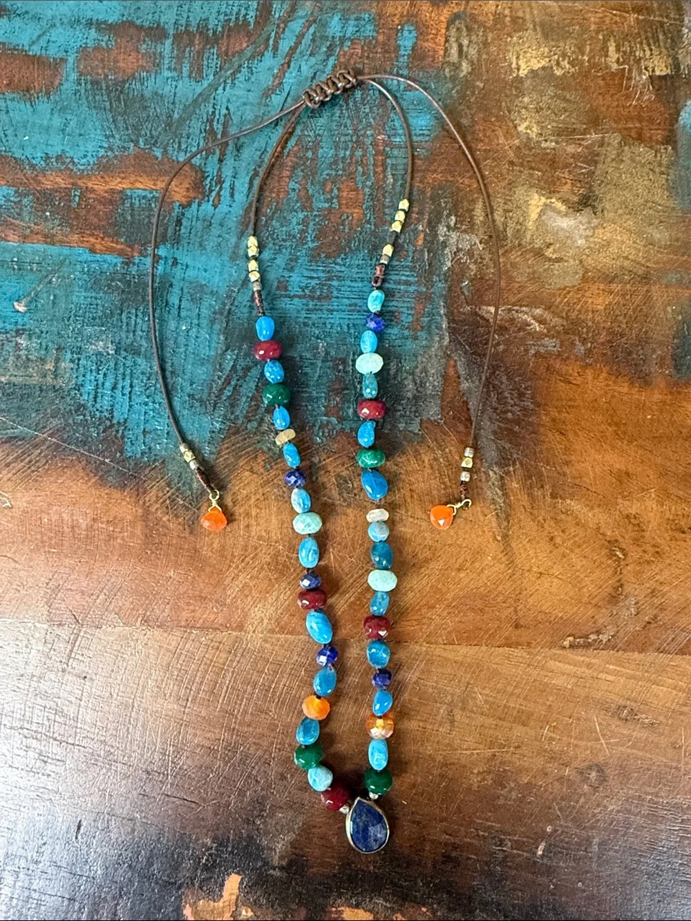 Sundance ”Beach Bonfire” sliding knot necklace. New with tags.